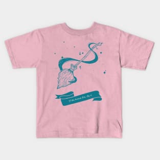 Witches Broomstick witches broom Kids T-Shirt